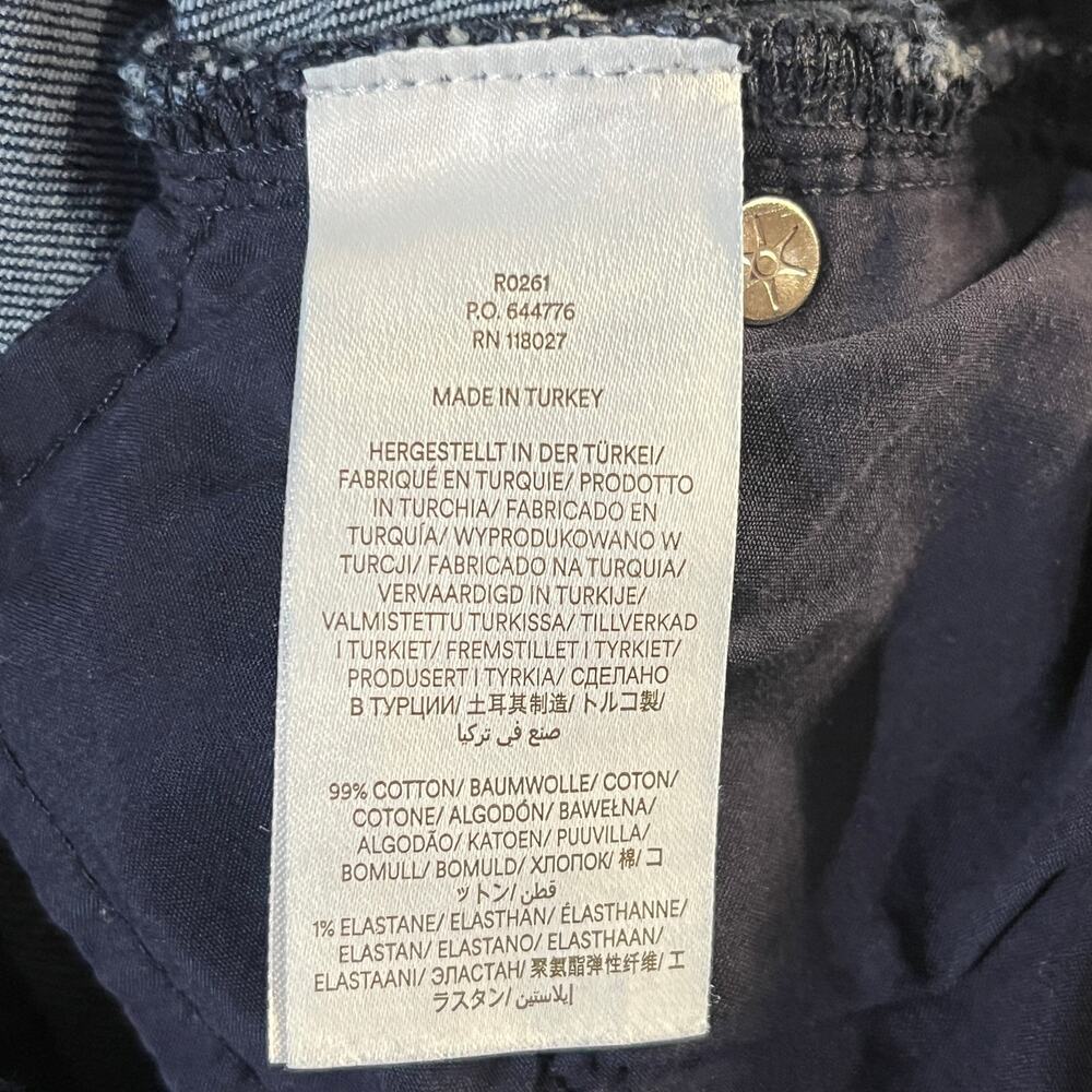 Boden Women's High Rise Classic Slim Jeans Frayed Raw Hem Size 31 x 32 - Picture 6 of 9